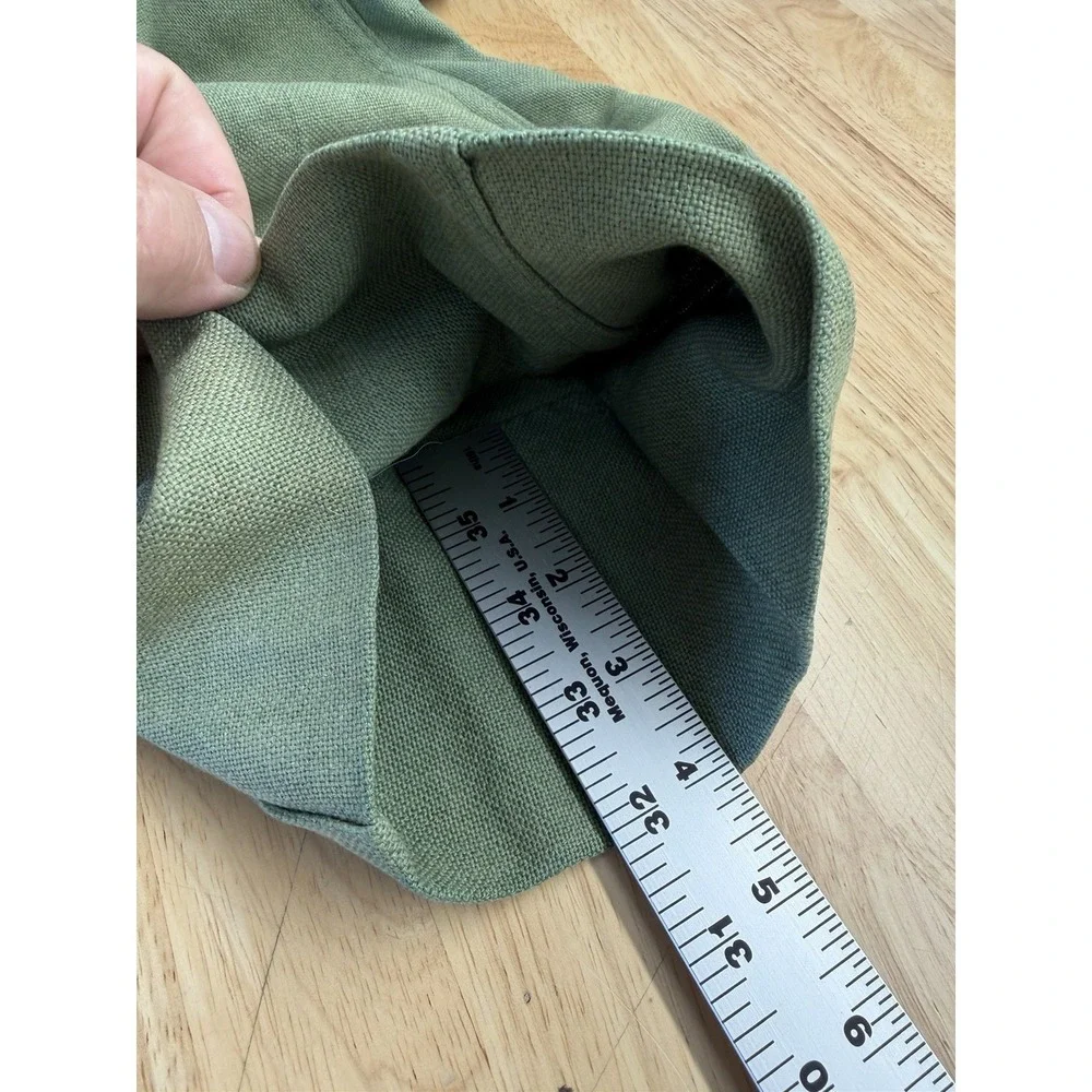 Vintage Big E Levi Sta-Prest Forrest Green‎ Pants RARE Size 32 Capri Wide Leg